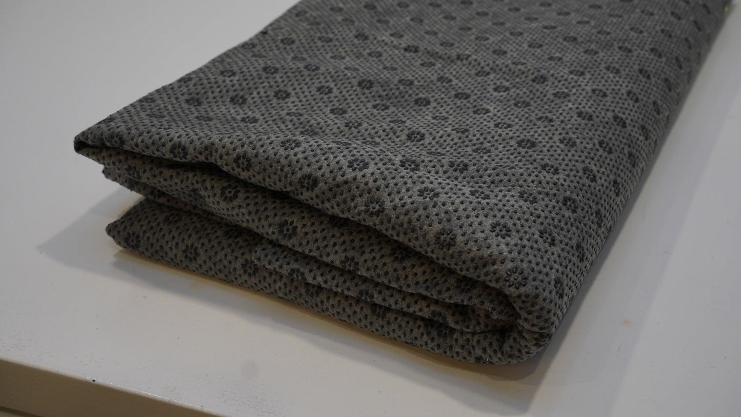 Black non-slip backing fabric, stacked product view