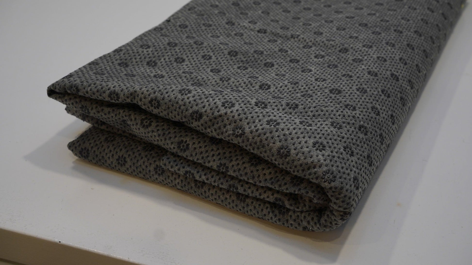 Black non-slip backing fabric, stacked product view